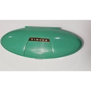 Vintage Singer Buttonholer Atomic Mint Green 1960
